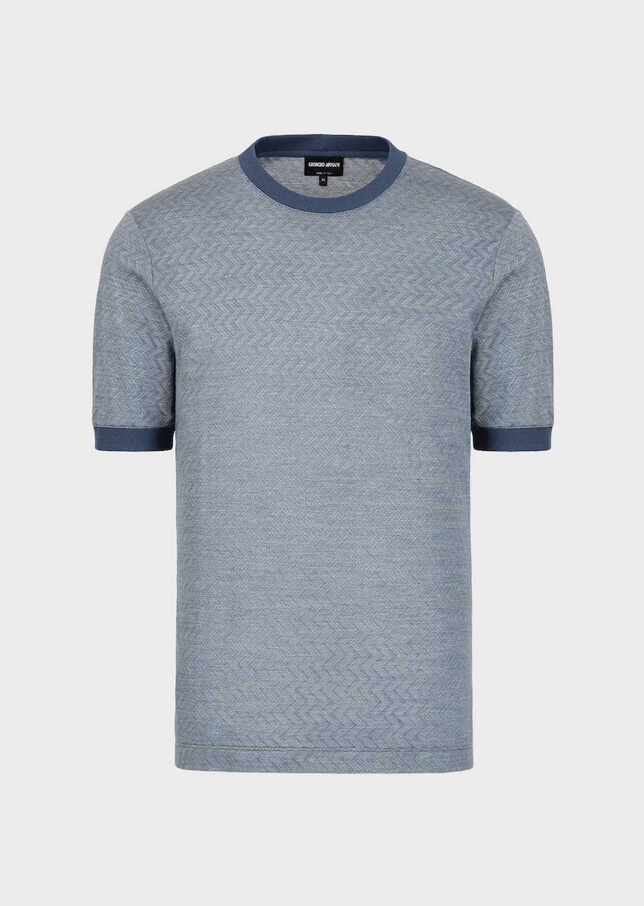 Cotton, silk and cashmere jersey T-shirt 03
